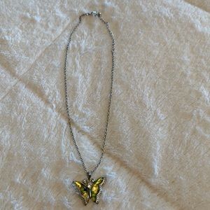 Vintage butterfly necklace